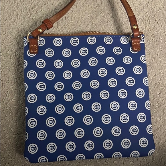 Dooney & Bourke Blue and Brown Chicago Cubs Crossbody Bag - Picture 5 of 5